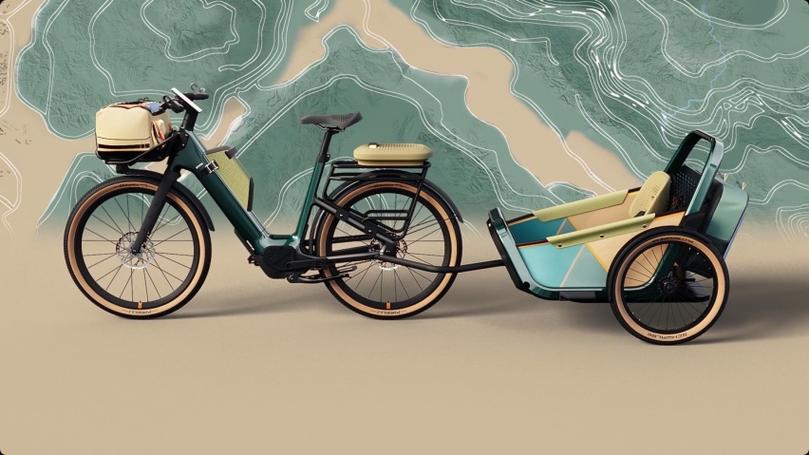 通过配件组合,实现通勤,载货多用的迪卡侬概念自行车-爱卡汽车爱咖号